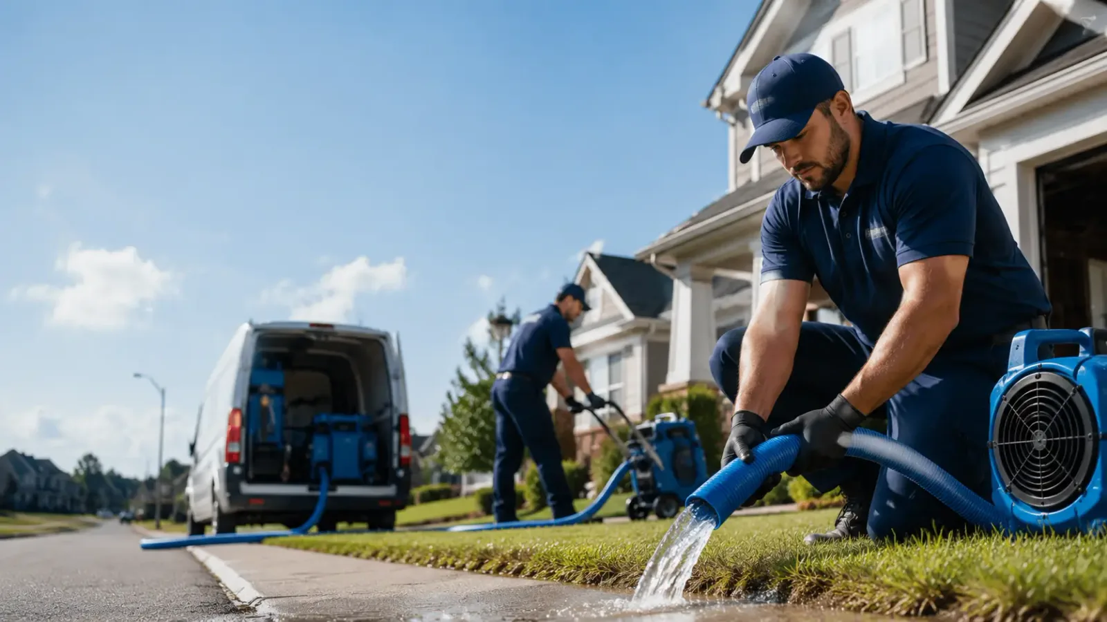 Flood Damage Restoration in Yorkshire, OH